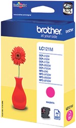 Inktcartridge Brother LC-121M magenta