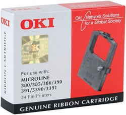 Inktlint Oki 09002309 ML390/391 zwart
