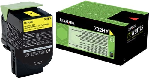 Toner Lexmark #702 geel