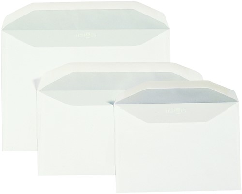Bank envelop Quantore C6 114X162mm 80 grams zelfklevend wit 100 stuks-2