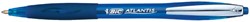 Balpen Bic Atlantis metalen clip 1.0mm blauw