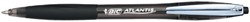 Balpen Bic Atlantis metalen clip 1.0mm zwart