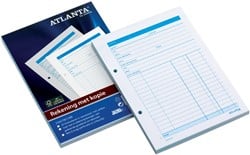 Rekeningblok Atlanta A5415-011 A5 50x 2 vel