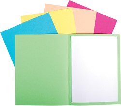 Vouwmap Exacompta Foldyne A4 assorti 100 stuks