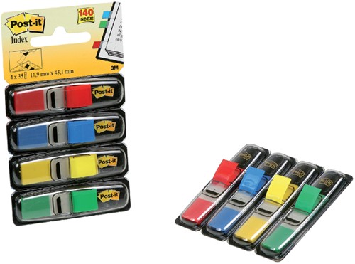 Indextabs 3M Post-it 6834 smal assorti 4x 35 stuks-2