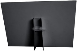 Foamboard steun Office A4 en A3 178x190mm zwart