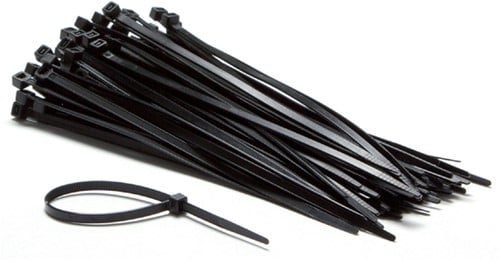 Bundelband IEZZY nylon 2,5x100mm Ø20,5mm zwart 100 stuks