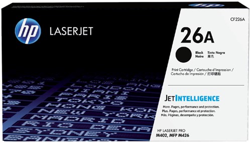 Toner HP CF226A 26A zwart
