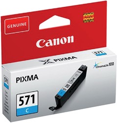 Inktcartridge Canon CLI-571C blauw