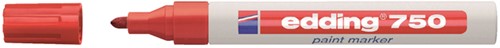 Lakmarker Edding 750 2-4mm rood