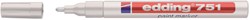 Lakmarker Edding 751 2mm wit