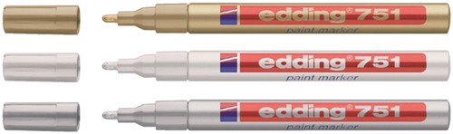 Lakmarker Edding 751 2mm goud-2