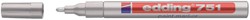 Lakmarker Edding 751 2mm zilver