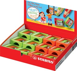 Puntenslijper Stabilo 4548/12 Woody assorti | afname 12 stuks