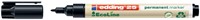 Permanent marker Edding 25 Eco 1mm zwart | afname per 10 stuks