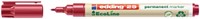 Permanent marker Edding 25 Eco 1mm rood | afname per 10 stuks