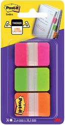 Indextabs 3M Post-it 686PGOT strong assorti 3x 22 stuks