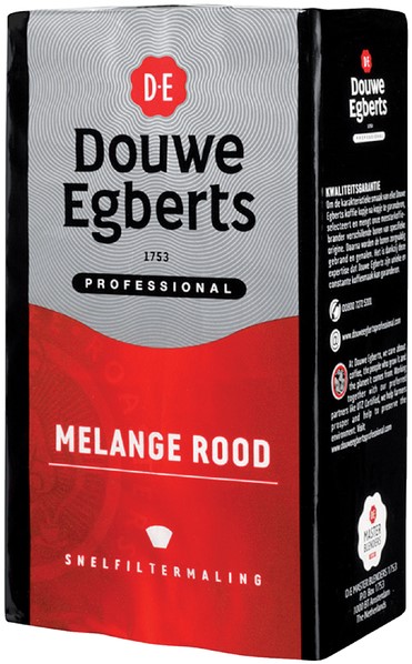 Koffie Douwe Egberts snelfiltermaling Roodmerk 500