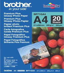 Fotopapier Brother BP-71 A4 glossy 260 grams 20 vel
