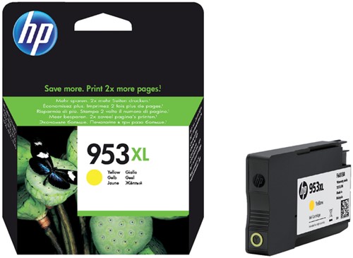 Inktcartridge HP 953XL F6U18AE geel