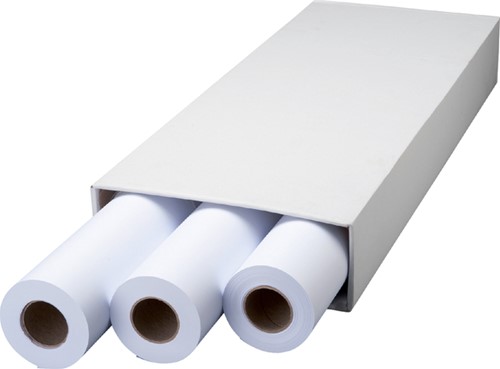 Plotterpapier Quantore 841mmx50m 90 grams wit 3 rol