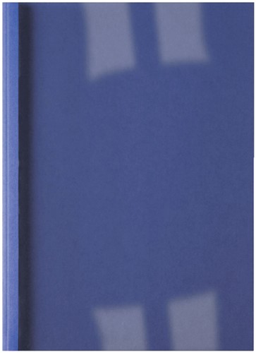 Thermische omslag GBC A4 300 linnen donkerblauw 100 stuks