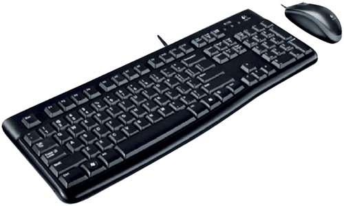 Toetsenbord + muis Logitech MK120 Qwerty USB zwart-2