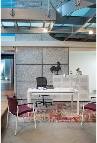 Bureau NPO Fyra instelbaar 120x80cm wit frame wit blad