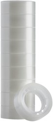 Plakband Quantore 15mmx10m transparant | afname per 10 stuks