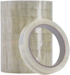 Plakband Quantore 15mmx66m transparant | afname per 10 stuks