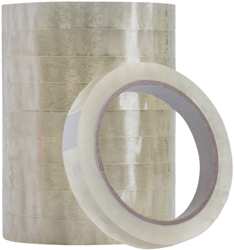 Plakband Quantore 15mmx66m transparant | afname per 10 stuks