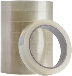 Plakband Quantore 19mmx66m transparant | afname per 8 rollen