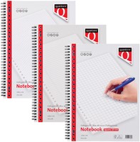 Collegeblok Quantore A4 lijn 100 vel 23-gaats 4 tabs met spiraal-2