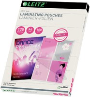 Lamineerhoes Leitz A4 2x125 micron glanzend 100 stuks 33808