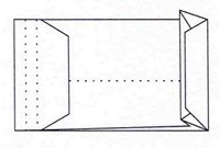 Monsterzak Quantore 229X324X38mm 130 grams zelfklevend wit 10 stuks-2