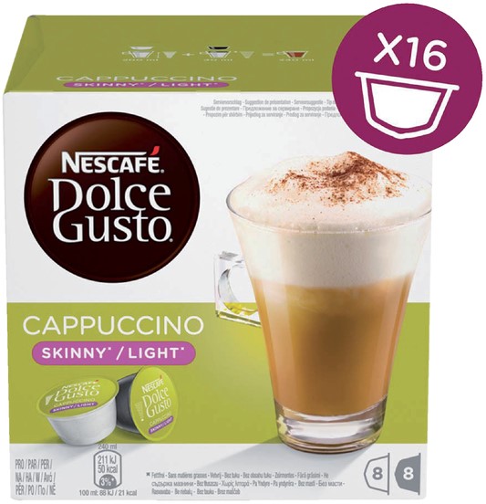 Dolce Gusto Cappuccino Light voor 8 kopjes