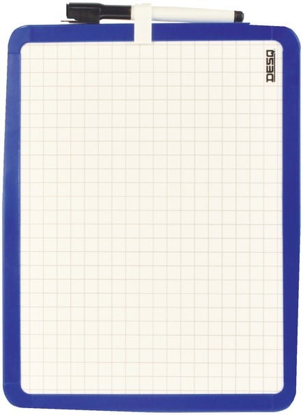 moeilijk muziek pak Whiteboard Desq 21X28CM tweezijdig magnetisch