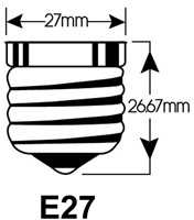 Ledlamp Integral E27 2700K warm wit 4.2W 470 lumen-2