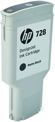 Inktcartridge HP F9J68A 728 mat zwart 300ml
