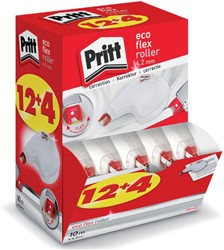 Correctieroller Pritt Eco Flex 4,2mmx10m 12+4 gratis