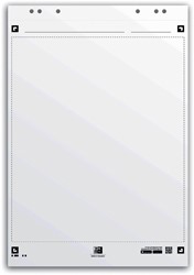 Flipoverpapier Oxford smart 65x98cm blanco 90 grams 20 vel | afname per 3 stuks