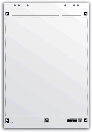 Flipoverpapier Oxford smart 65x98cm blanco 90 grams 20 vel | afname per 3 stuks