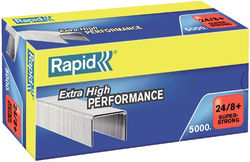 Nieten Rapid 24/8+ verzinkt superstrong 5000 stuks