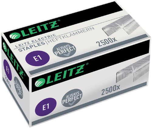 Nieten Leitz E1 4mm/10 pagina's 2500 stuks