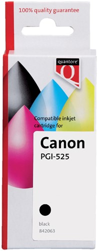 Inktcartridge Quantore alternatief voor Canon PGI-525 zwart