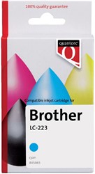Inktcartridge Quantore alternatief voor Brother LC-223 blauw