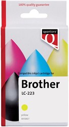 Inktcartridge Quantore alternatief voor Brother LC-223 geel