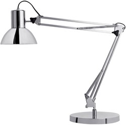 Bureaulamp Unilux Success 80 LED met voet en klem chroom
