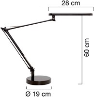 Bureaulamp Unilux Mamboled LED zwart-3