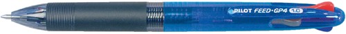 Balpen Pilot Begreen Feed 4 kleuren GP4 blauwe houder